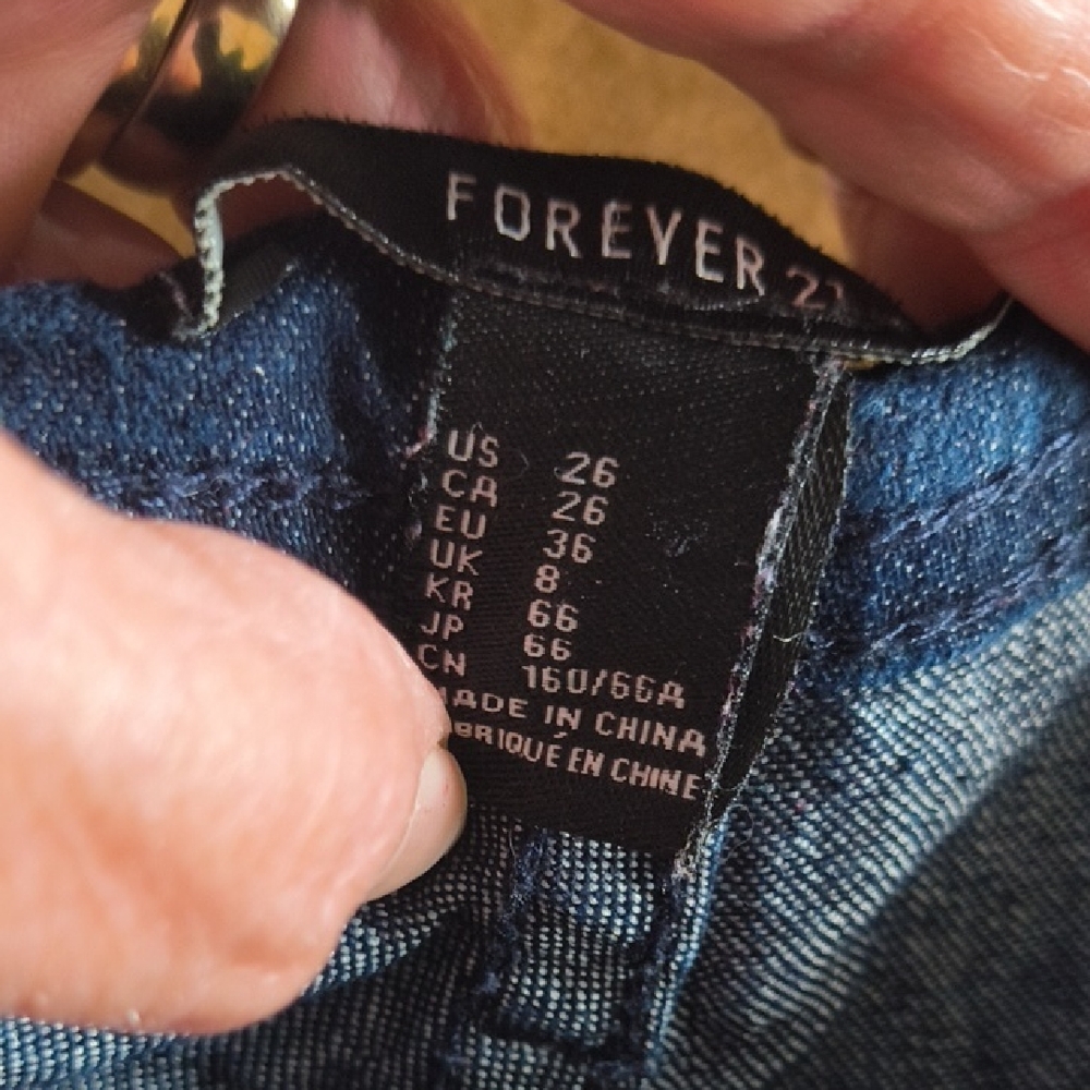 Forever 21 Dark Blue Denim Pants